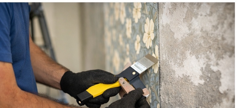 Professional wallpaper installation